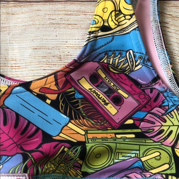 Brittany Allen Retro Sports Bra - Picture 9 of 10